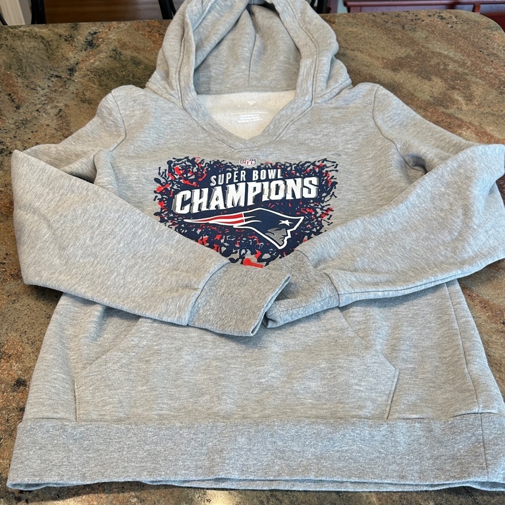 Fanatics Gray Super Bowl Champions Kids Hoodie